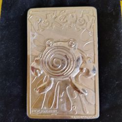 24k Gold Poliwhirl Pokemon 1999 Edition 