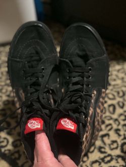 Womens Vans Leopard Hightop