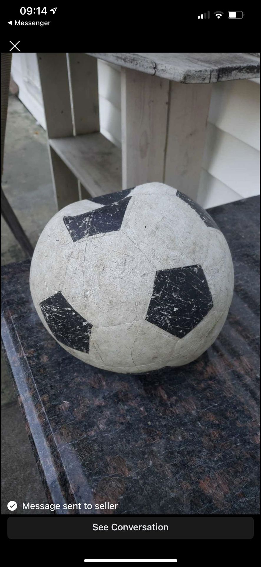 Buying! Vintage Rubber Soccer Balls Game Used!