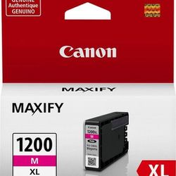 Canon - PGI-1200 XL High-Yield Ink Printer Cartridge - Magenta -
 Compatible with
 MAXIFY MB2320, MB2020, and MB2720