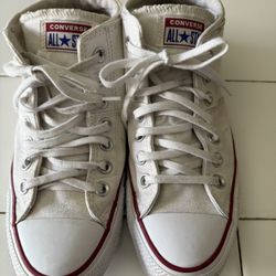 Converse Sneakers White Women size 8 1/2