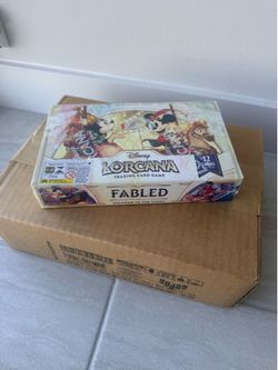 Disney Lorcana Fabled Booster Box Case