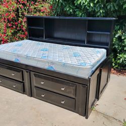 Twin Size Captains Bed
