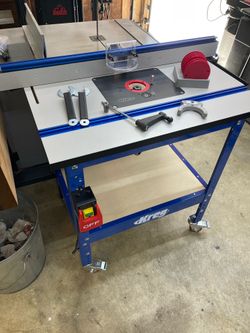Kreg Router table with Precision lift and Bora 3-1/4hp router