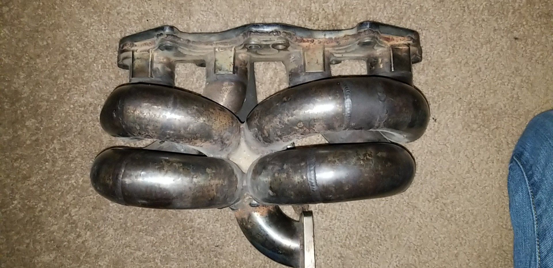 OBX Ram Horn Tubular Turbo Manifold eclipse 420a