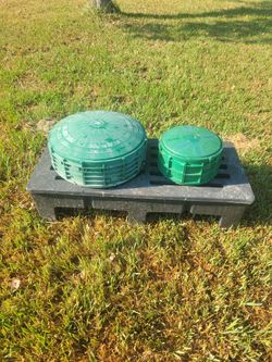 Two Septic Tank Covers