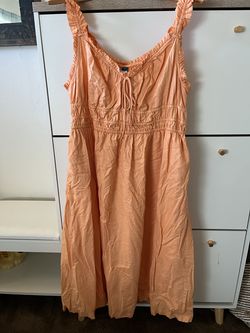 Old Navy peach sleeveless dress XL lined new without tags