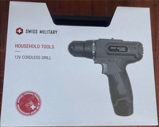 Swiss Military 12V Cordless Drill $20