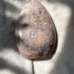 Genuine Polished Flower Agate Freeform