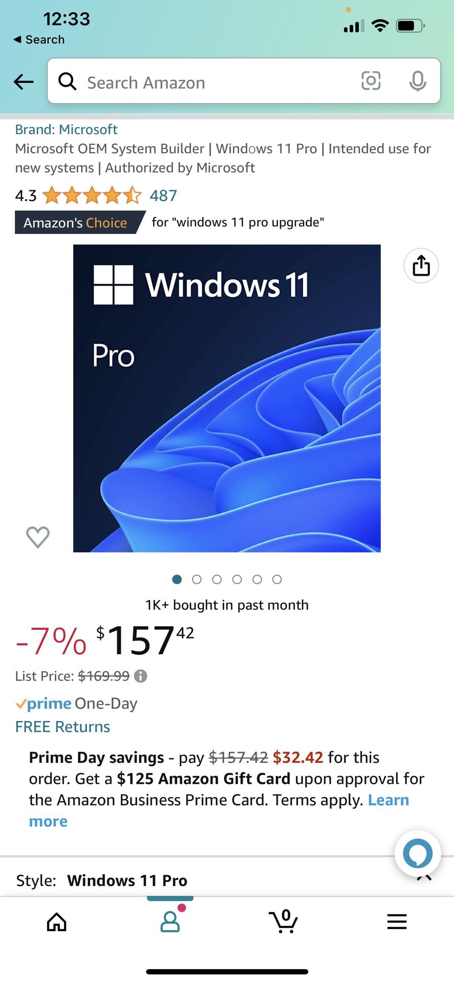 Windows 11 Pro - Official Microsoft Software 