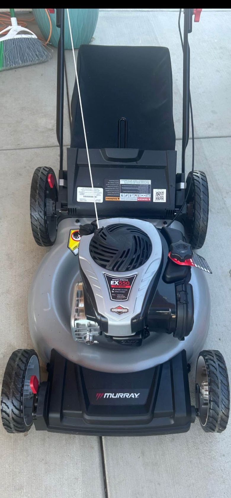 Murray 21 in. 140 cc Briggs and Stratton Walk Behind Gas Push Lawn Mower with Height Adjustment and