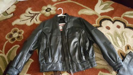 Women's leather jacket