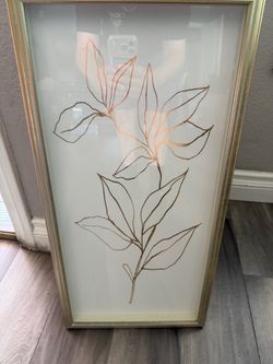 2pc set gold picture frames