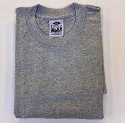 2XL Grey Heavyweight Pro Club T-shirt