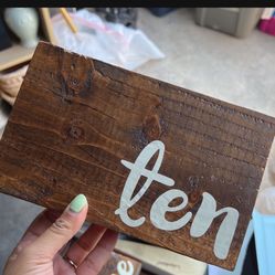 Table Numbers