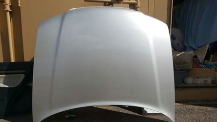 B5 Audi S4 silver hood and rear bumper w/ valance.