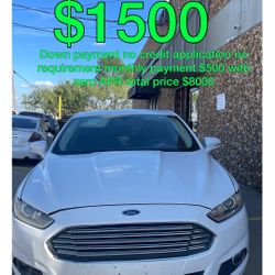 2016 Ford Fusion No Credit Application No Requirement