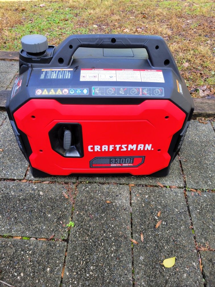 CRAFTSMAN 3300i-Watt Gasoline Portable Inverter Generator