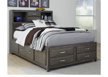 Beautiful Full Size Bed With Storage