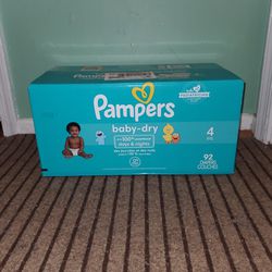 Pampers Baby Dry 92 Diapers Size 4