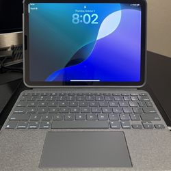 iPad Air 4th Generation Cellular Unlocked with Logitech Combo Touch Keyboard