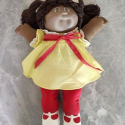 Cabbage Patch Kid African American Girl Doll Black Xavier Signature Vintage 