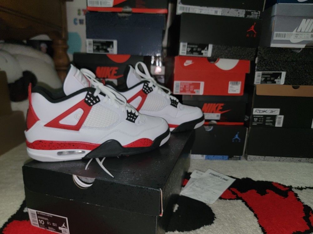 Jordan 4 Red Cement 