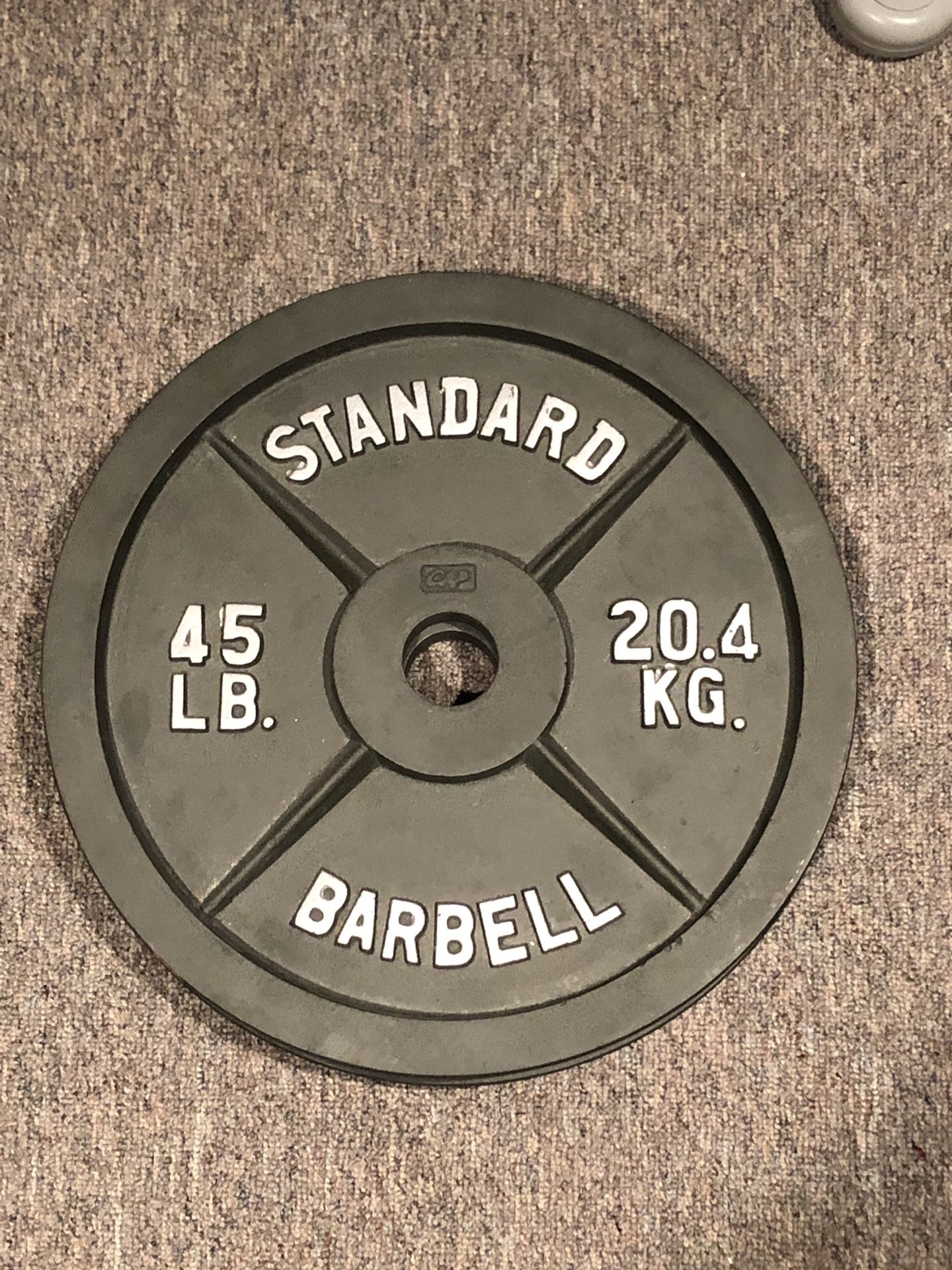 45lb Standard Barbell Olympic Size Plate. 35 and 25lb also available!!