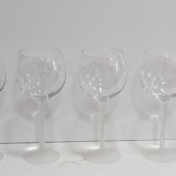 Opaque To Clear Wine Glasses