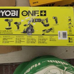 Ryobi combo 6 tool