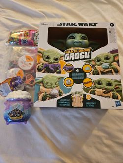 Star Wars Galactic Snackin' Grogu Animatronic Toy birthday bundle