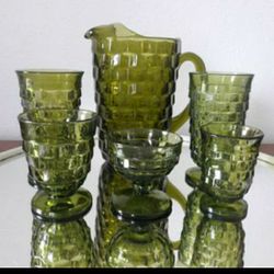 22-Piece Whitehall Glassware (Read Discription)
