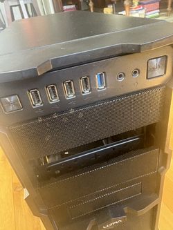 Black Ultra Old Style ATX Computer PC Case