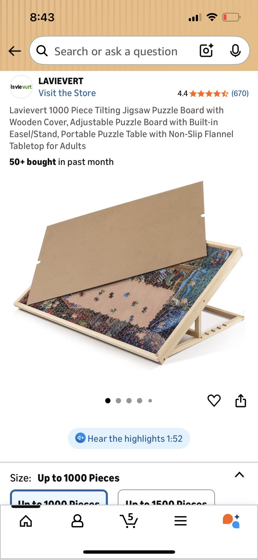 Elevated Puzzle Board