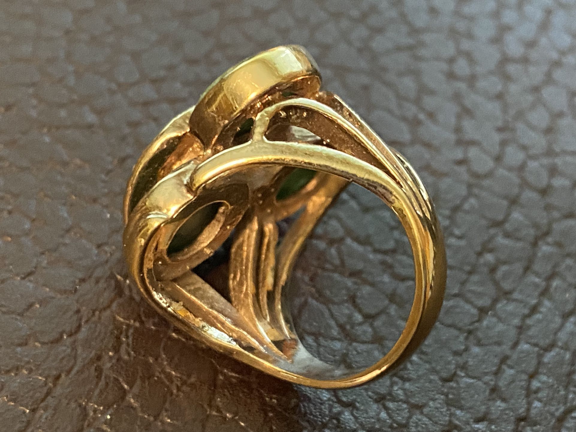 Ring gold Plated Size 6,5-7