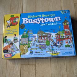 Richard Scarry's Busytown EYE FOUND IT Hidden Objects Board Game.
