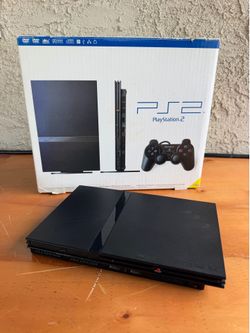 PS2 Slim with box (Console and cables only)