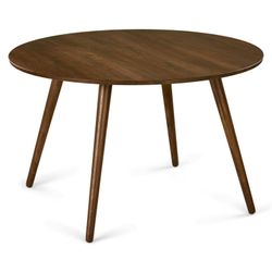 Article | 47" Round Dining Table | Seno - Walnut | $599 Retail Open Box - Delivery Available
