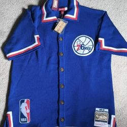 Authentic Mitchell & Ness Clot Warmup Jersey Sweater XXL