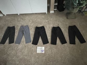 Boys size 5, 5T toddler clothes lot dress dressy black grey pants holidays family pictures