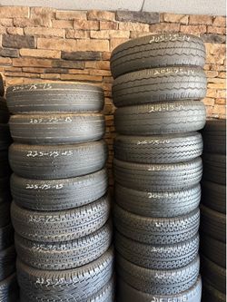 Trailer tires Used 14in and 15 in