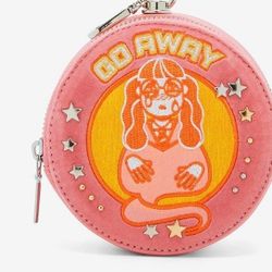 Harry Potter Moaning Myrtle Coin Purse Portrait Tonal Pink Embroidered