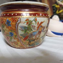 Satsuma Porcelain Bowl Antique