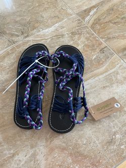 Everelax Women's Flat Sandals, Size 9