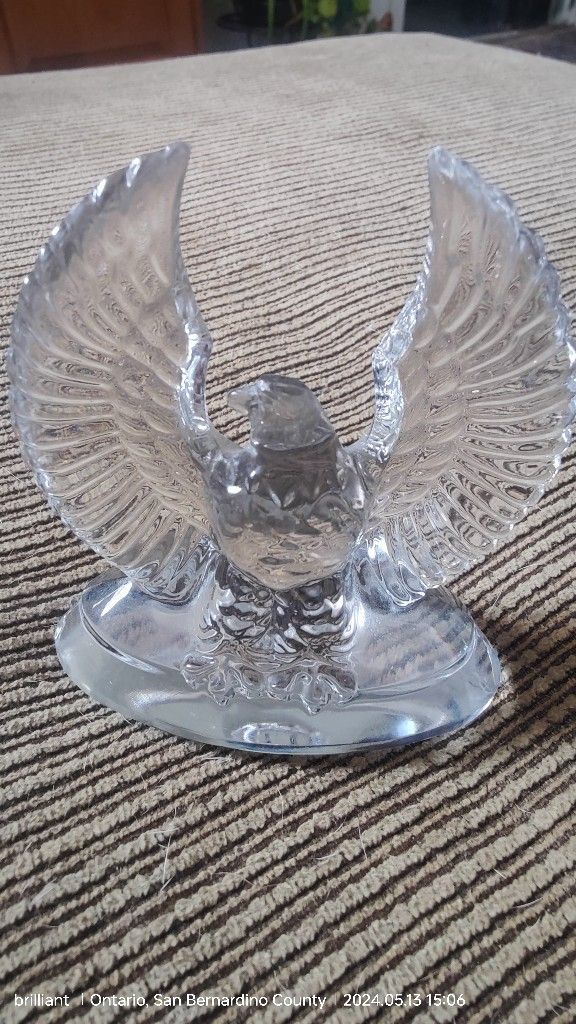 Crystal Eagle Paperweight 