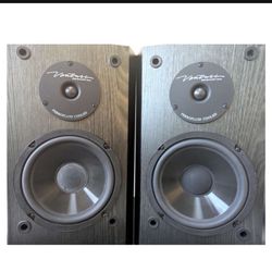 BIC America DV62si Bookshelf Speakers (Pair, Black)