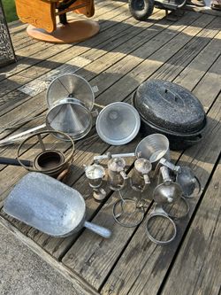 Roasting Pot, Colanders Ricer, Ice Scoop, Silver Plated, Coffee CreamersServers Chafing Dish