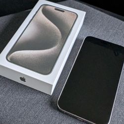 iPhone 15 Pro Max – Natural Titanium – 256GB – Unlocked