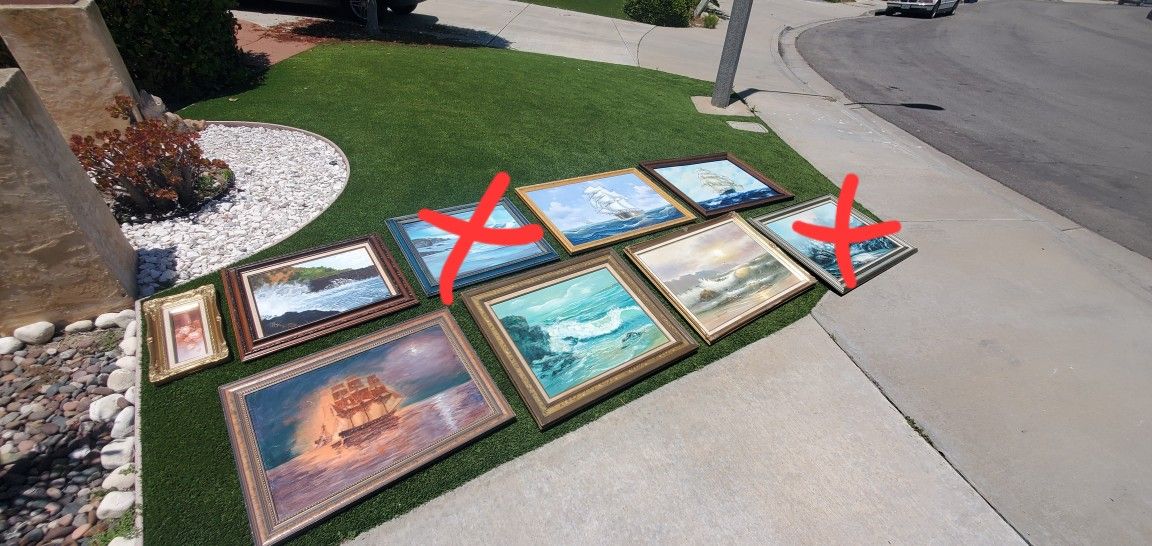 Original Paintings In Beautiful Frames