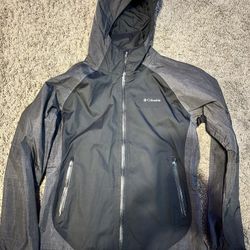 Columbia Rain Jack With Omni-Heat Black